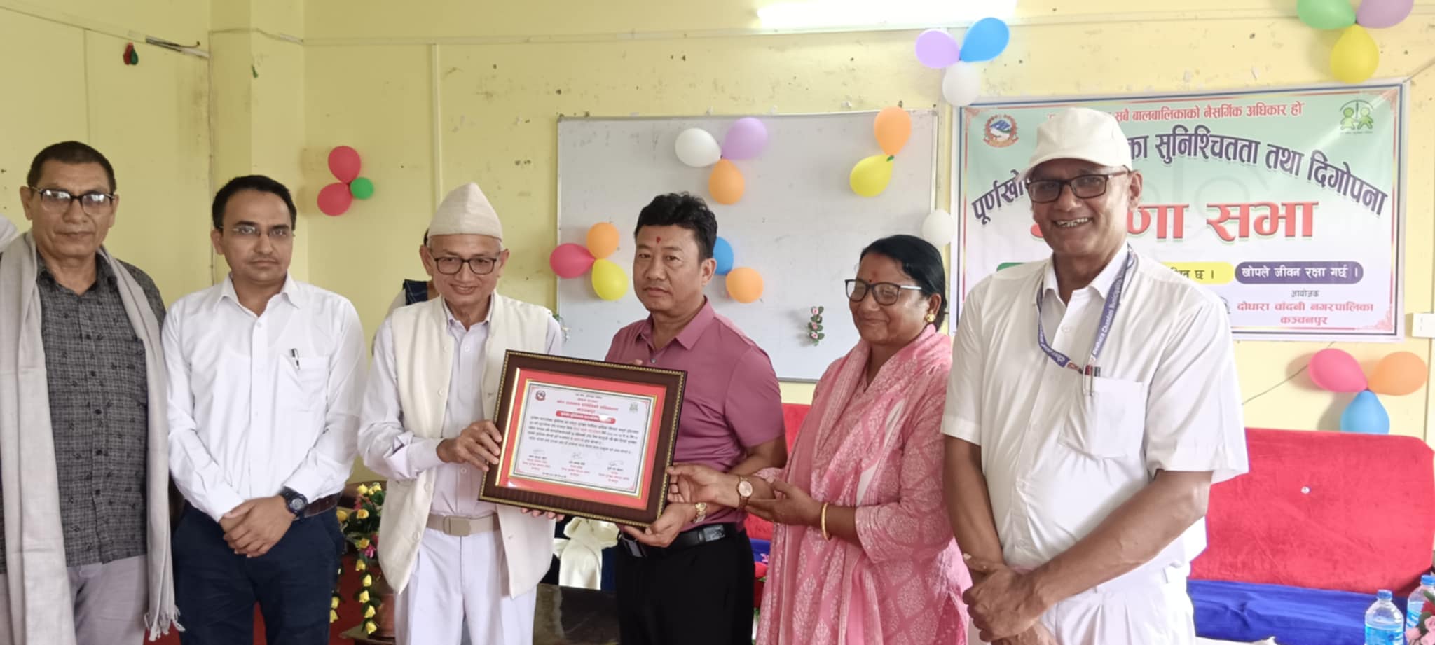 पूर्ण खोप पाउनु बालबालिकाको नैसर्गिक अधिकार हो : नगर प्रमुख लिम्बु