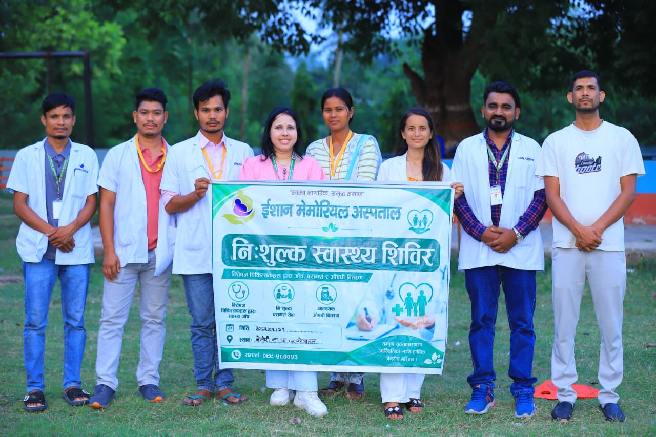 शोभातालमा ईशान मेमोरियल अस्पतालको निःशुल्क स्वास्थ्य शिविर, १३० जना प्रत्यक्ष लाभान्वित
