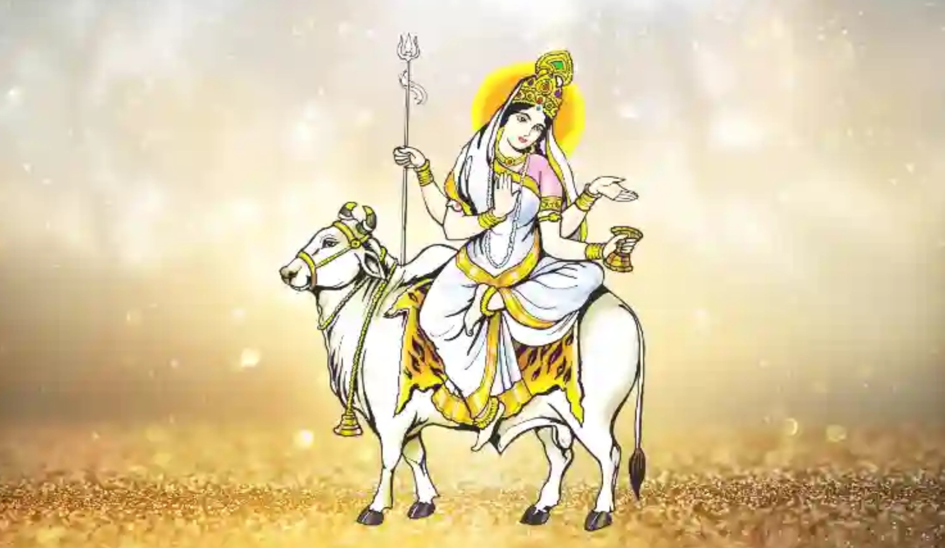 नवरात्रको नवौँ दिन : महागौरी देवीको पूजा आराधना