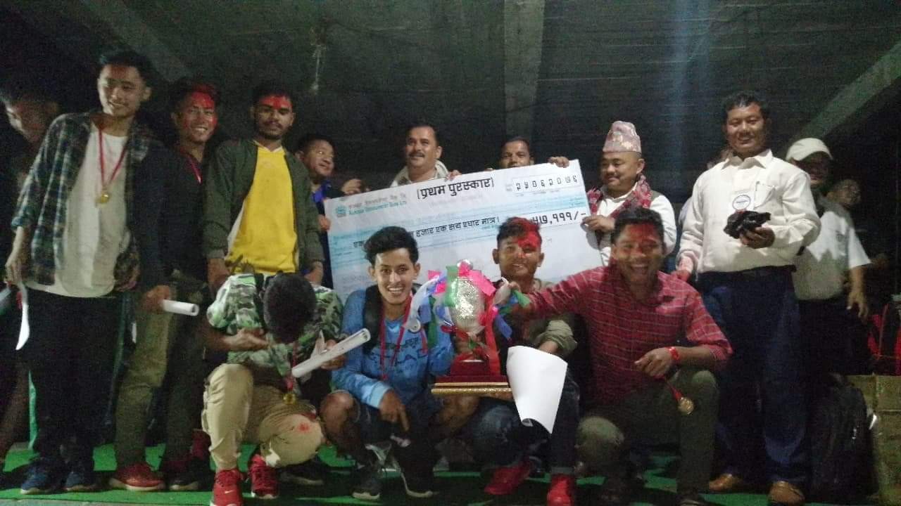 दशौँँ रनिङ चाँदीकप फुटबलको च्याम्पियन सिद्धार्थ युवा क्लब