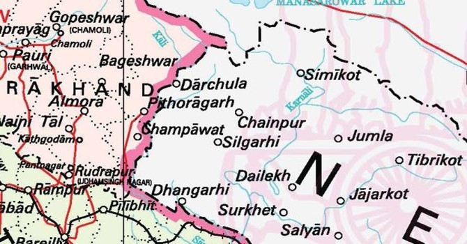 भारतद्वारा दोस्रो पटक नक्सा सार्वजनिक