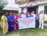 राष्ट्रिय स्वास्थ्यकर्मी महासंघको बीसौँ स्थापना दिवस : बेलडाँडीमा निःशुल्क स्वास्थ्य शिविर