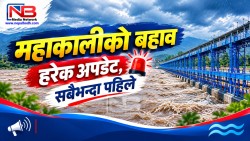 🌊 महाकालीमा पानीको बहाव : ताजा अपडेट