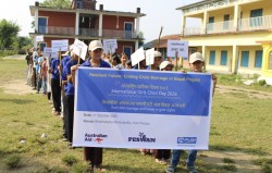 बाल अधिकार र बालविवाह अन्त्यको सन्देशसहित अन्तर्राष्ट्रिय बालिका दिवस मनाइयो