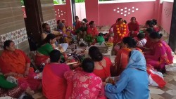 गौरा पर्वको तेस्रो दिन : गौरा भित्र्याउँदै सप्तमीको व्रत र गौरा–महेश्वरको पूजाआजा