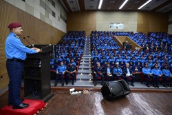 नवनियुक्त प्रहरी निरीक्षकहरू दर्ज्यानी चिन्हद्वारा सुशोभित