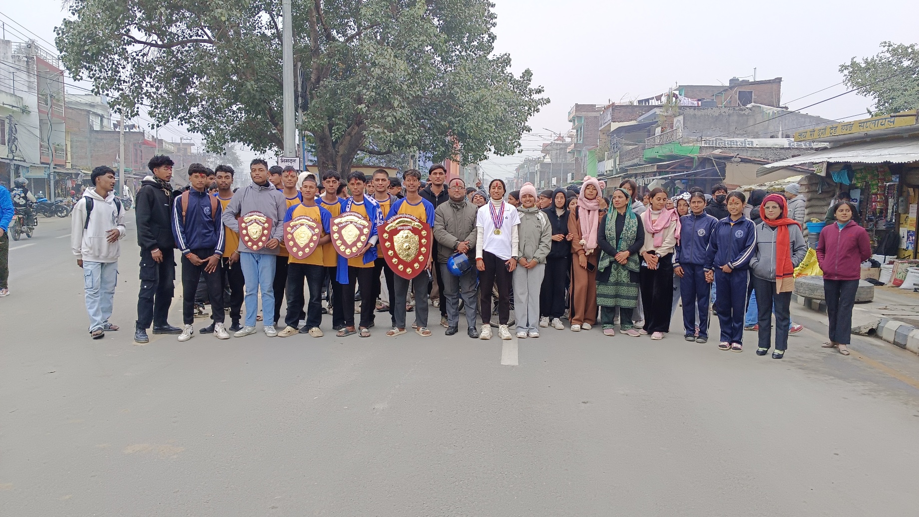 बेलौरी : १६औँ नगर स्तरीय राष्ट्रपति रनिङ शिल्ड छनोट प्रतियोगिताको उपाधि शान्ति माविलाई