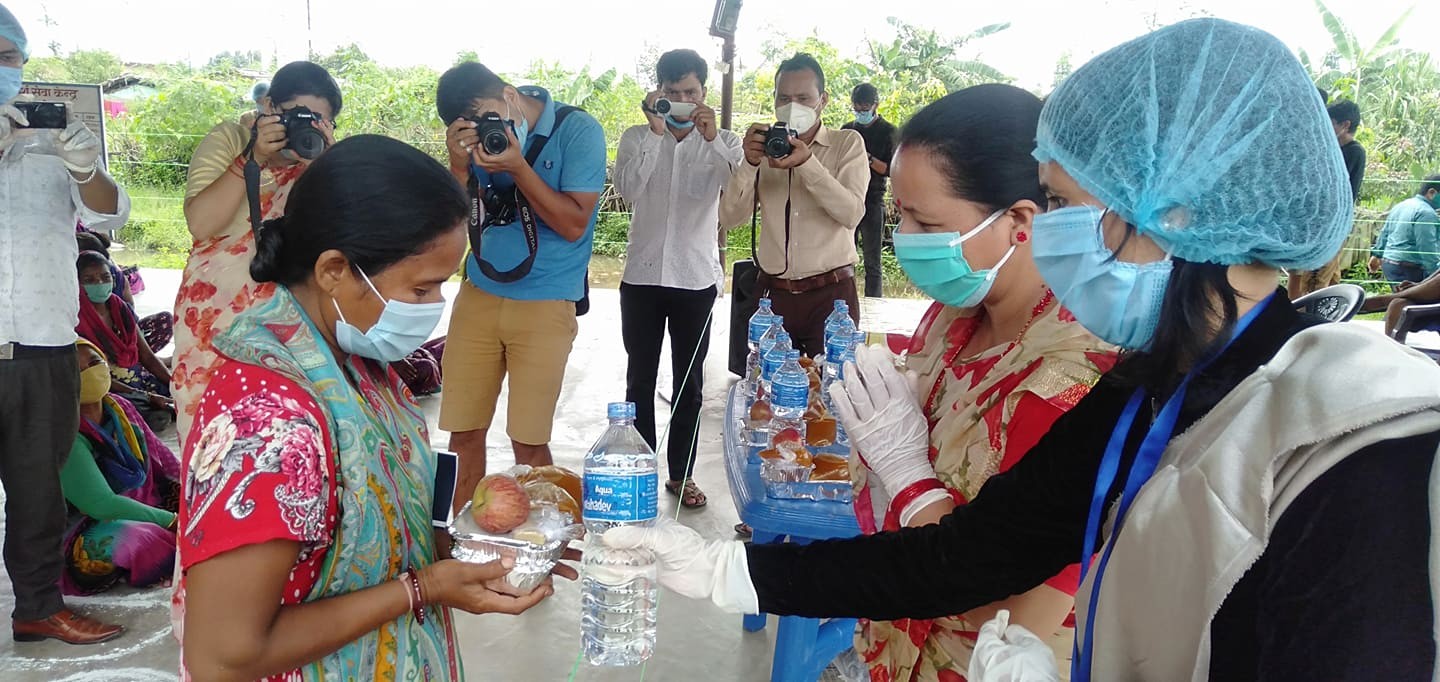 माइती नेपालद्वारा करीब १४ हजार जनालाई पौष्टिक खाना वितरण
