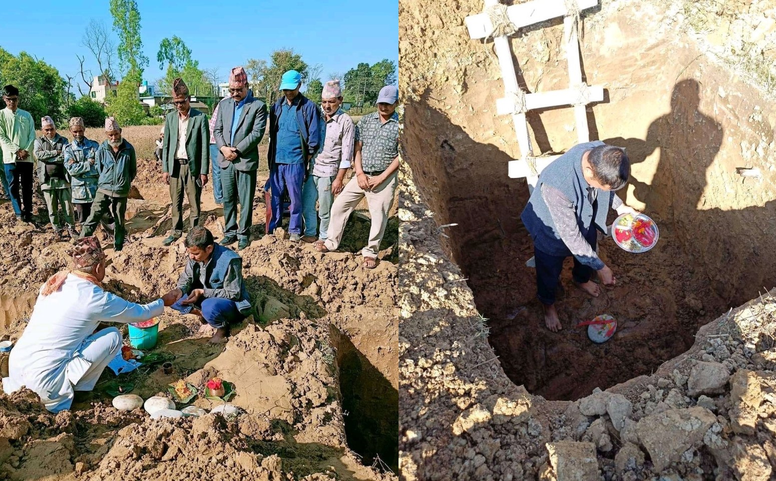 वडा कार्यालय भवनको शिलान्यास