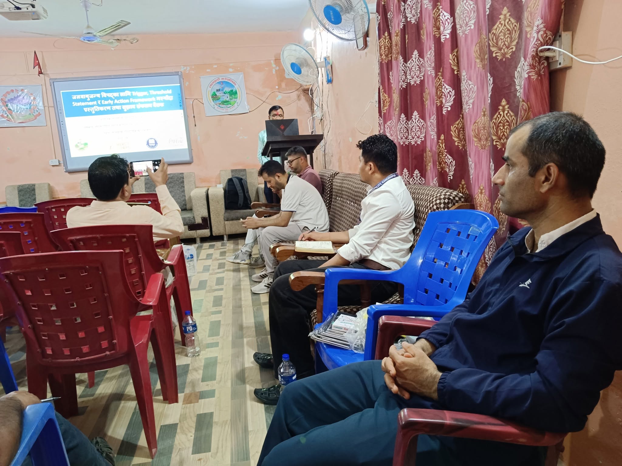 लालझाडीमा जलवायुजन्य विपद्‌ व्यवस्थापनका लागि ट्रिगर, थ्रेसहोल्ड र प्रारम्भिक कार्य ढाँचा मस्यौदा प्रस्तुत