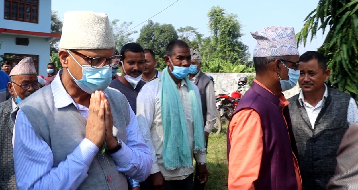 वरिष्ठ नेता पौडेल र मन्त्री बडुद्वारा कञ्चनपुरका बाढीग्रस्त क्षेत्रको स्थलगत अनुगमन