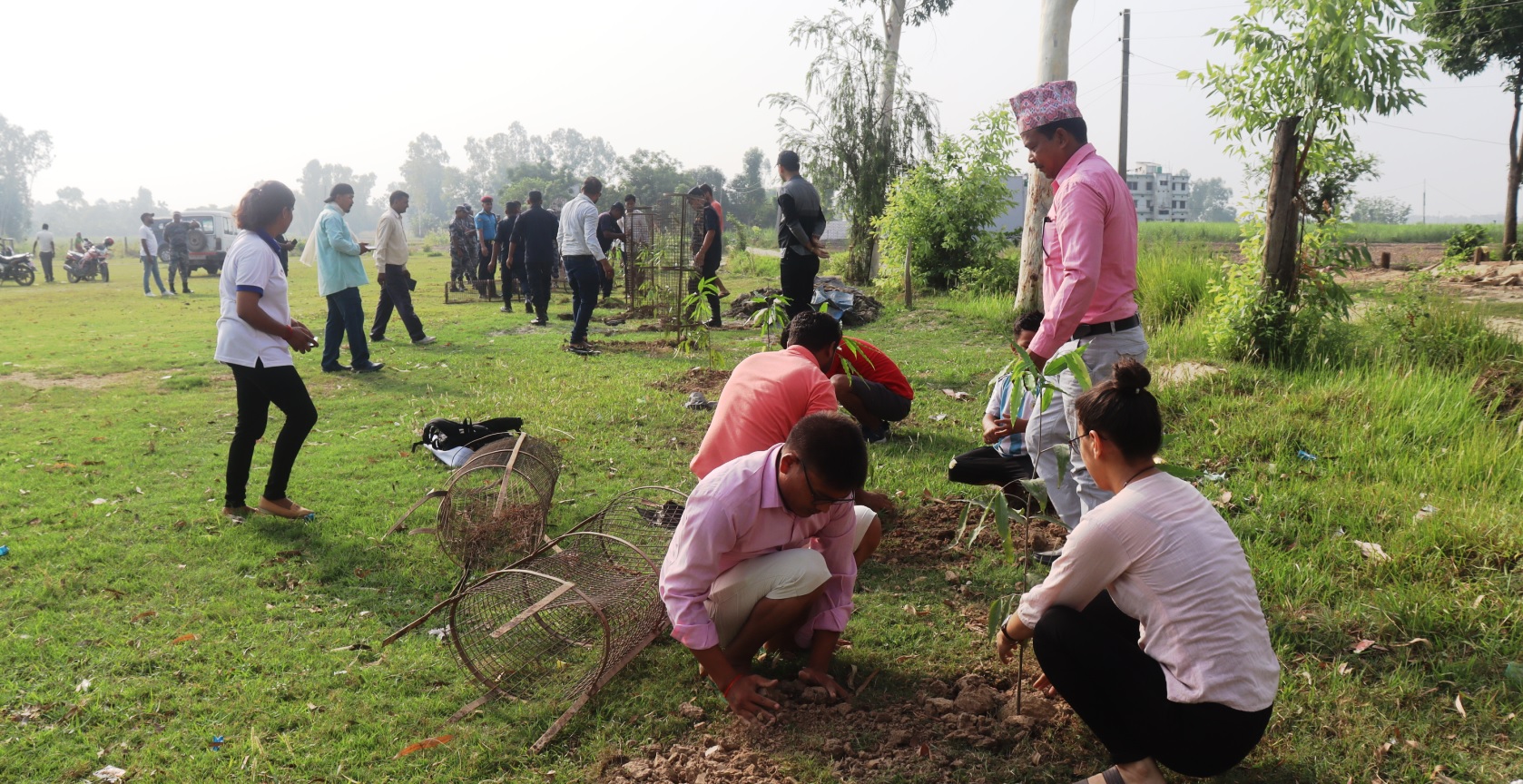 विश्व वातावरण दिवस : बेलौरीमा वृक्षारोपण