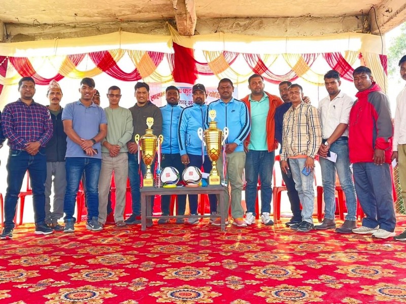 सातौँ लालझाडी कप फुटबल प्रतियोगिताको तयारी पुरा