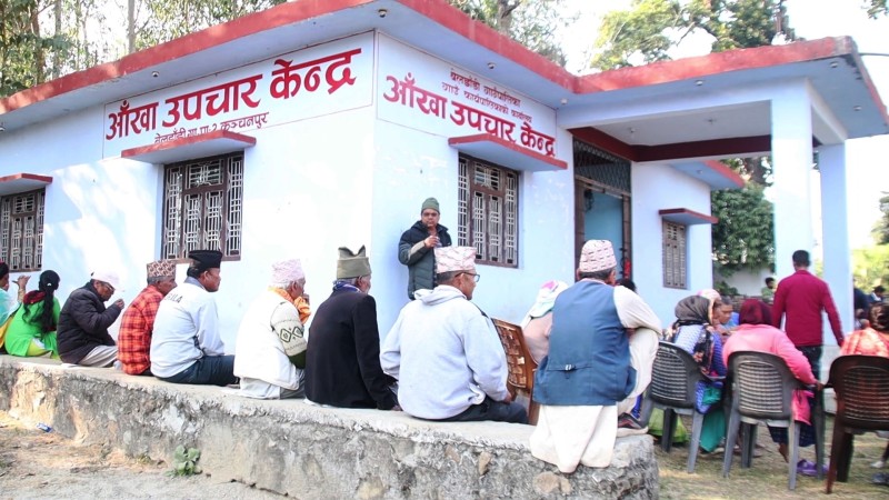 अब बेलडाँडीमै आँखाको उपचार; पहिलो दिनमै ८६ जनाको आँखा चेकजाँच