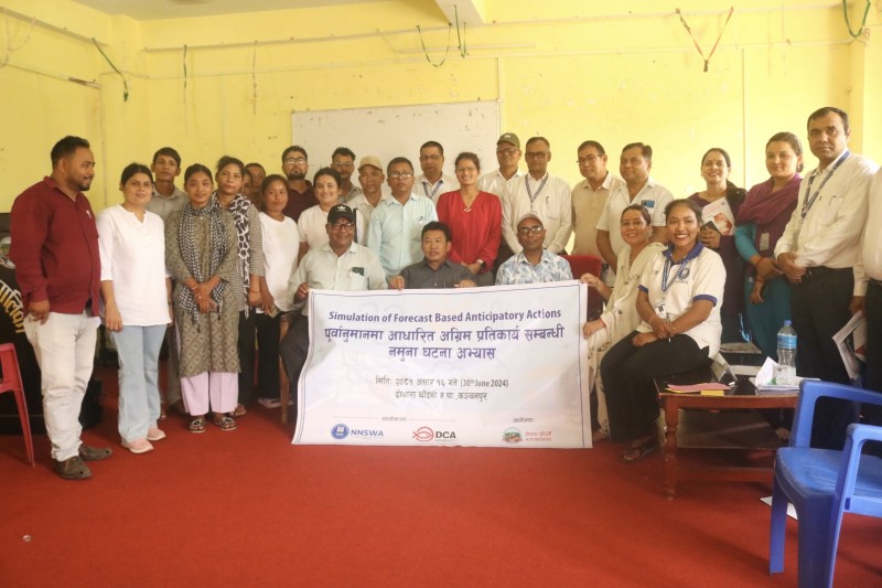 पूर्वानुमानमा आधारित अग्रिम प्रतिकार्यसम्बन्धी टेबल नमुना घटना अभ्यास
