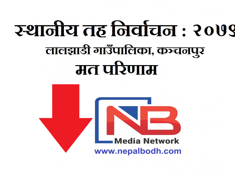 स्थानीय तह निर्वाचन : लालझाडी गाउँपालिकाको मत परिणाम