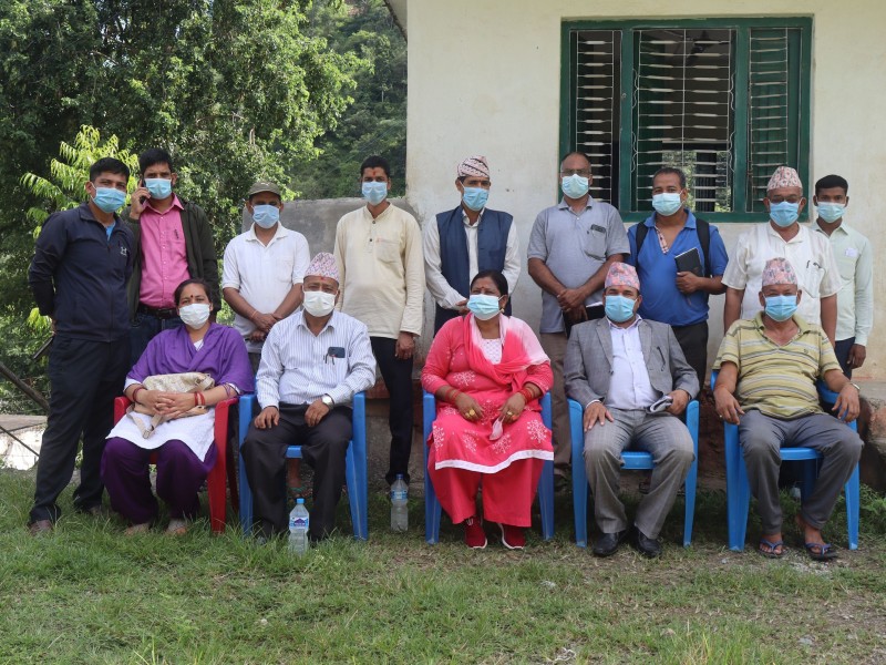 परियोजनाकोे सानो सहयोगले स्वास्थ्य संस्था र विद्यालयको मुहार नै परिवर्तन