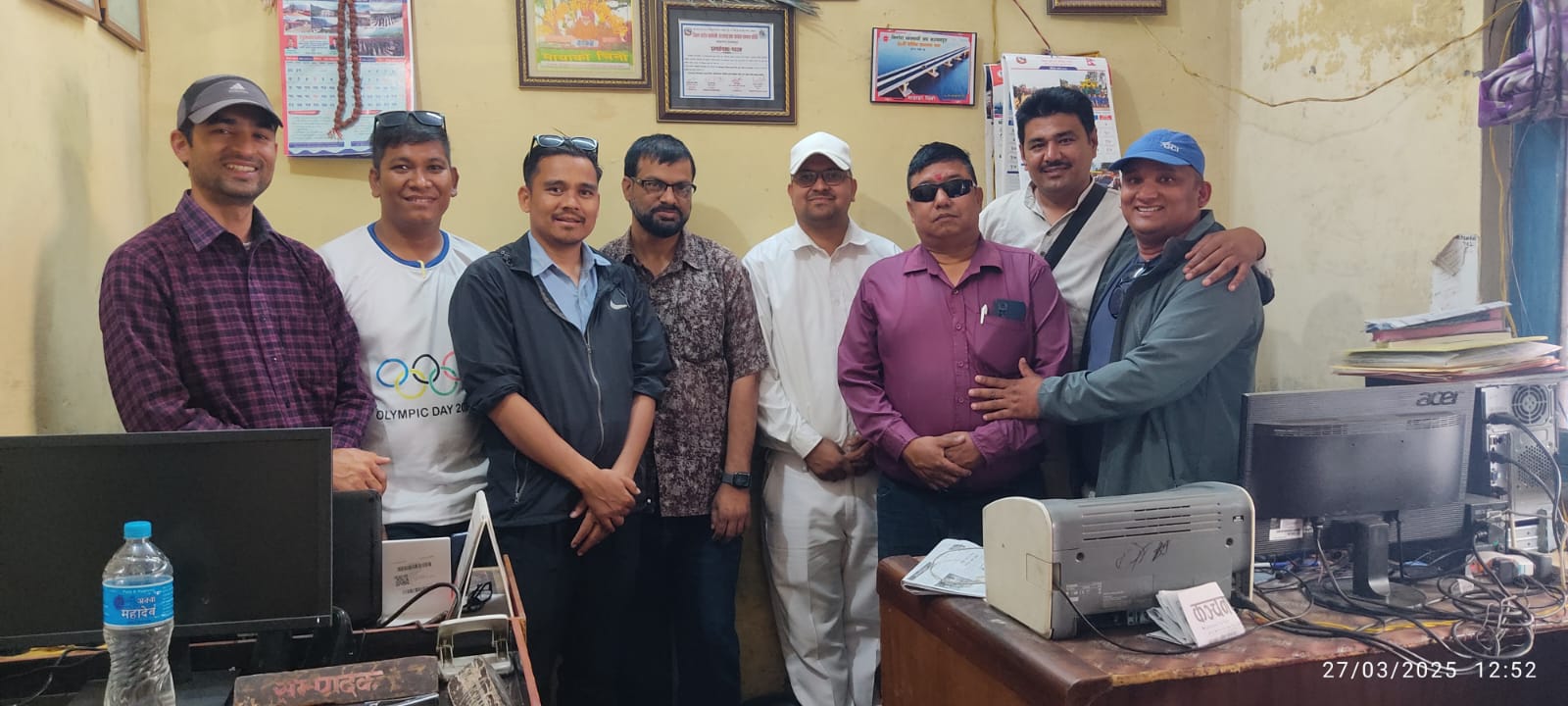 क्रियाशील पत्रकारहरूको होली : केही रकम बिरामी तथा घाइते सहकर्मीलाई पनि
