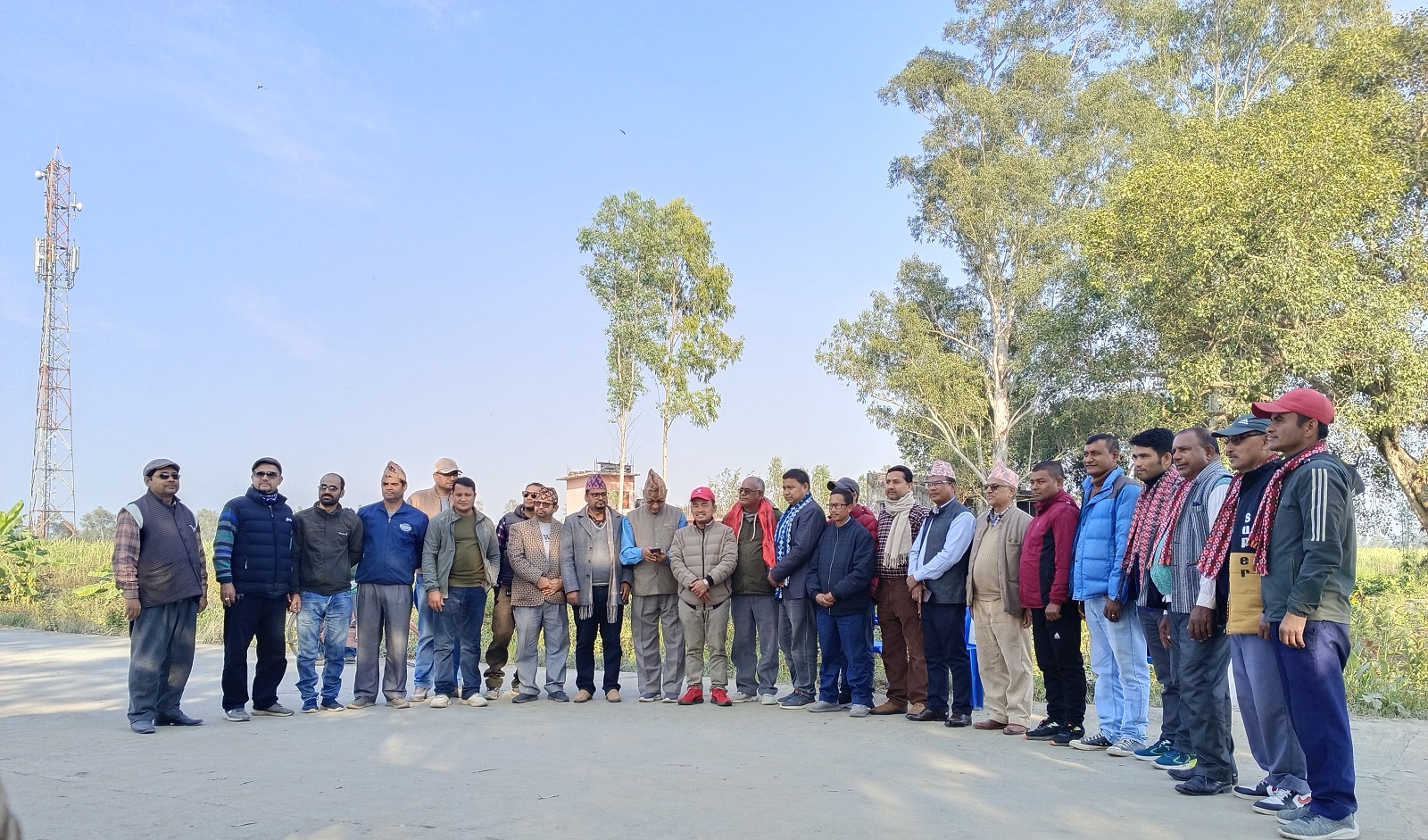 बेलौरी छोटी भन्सार कार्यालय पुनः सञ्चालनका लागि चार जना कर्मचारीहरूको टोली बेलौरीमा